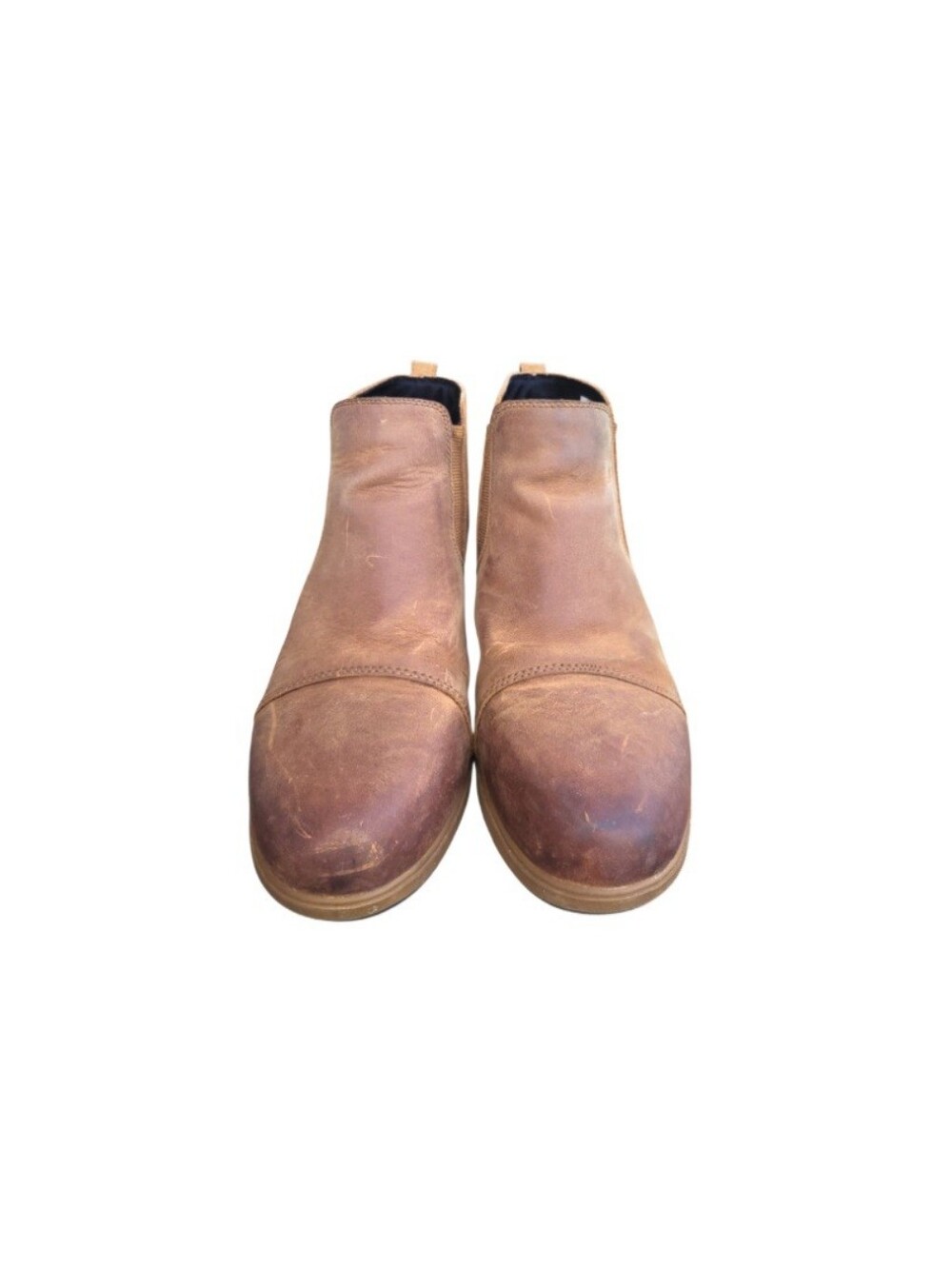 Sorel Evie II Wedge Waterproof Brown Leather Ankle Chelsea Boot Outdoor Women 8 - Picture 4 of 12